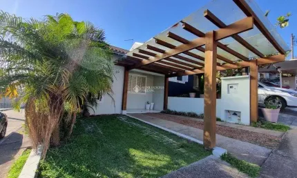 Casa em condomínio fechado com 2 quartos à venda na rua alto uruguai, 150, rincão, novo hamburgo, 56 m2 por r$ 359.000