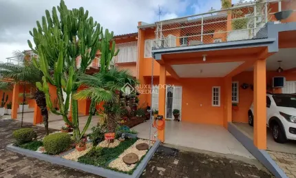 Casa em condomínio fechado com 2 quartos à venda na rua adolfo lutz, 212, canudos, novo hamburgo, 83 m2 por r$ 290.000