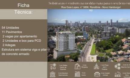 Apartamento com 2 quartos à venda na Rua Guia Lopes, 3856, Rondônia, Novo Hamburgo, 84 m2 por R$ 697.000