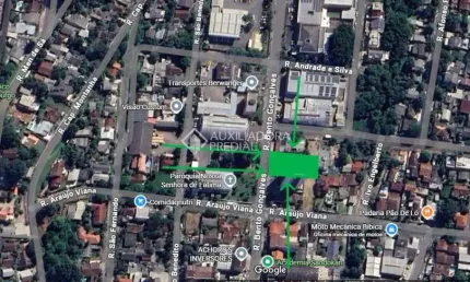 Terreno à venda na Rua Bento Gonçalves, 4131, Guarani, Novo Hamburgo, 435 m2 por R$ 477.000