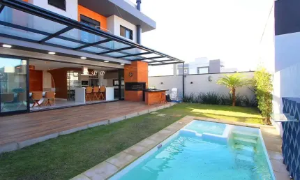 Casa em condomínio fechado com 4 quartos à venda na DAS CEREJEIRAS, 165, Vale Ville, Gravataí, 250 m2 por R$ 2.288.000