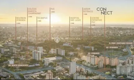 Apartamento com 1 quarto à venda na Avenida João Wallig, 100, Passo da Areia, Porto Alegre, 43 m2 por R$ 450.000