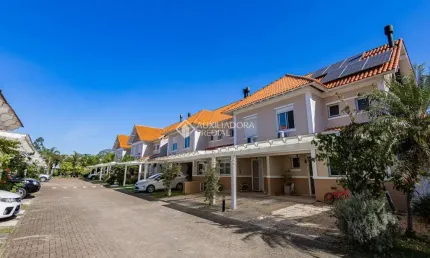 Casa em condomínio fechado com 4 quartos à venda na avenida willy eugênio fleck, 1500, sarandi, porto alegre, 156 m2 por r$ 960.000