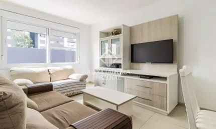 Apartamento com 1 quarto à venda na rua anita garibaldi, 2360, boa vista, porto alegre, 43 m2 por r$ 350.000