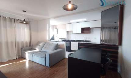 Apartamento semi mobiliado 2 Quartos, um suíte, para aluguel R$ 1.550 mês – Centro, São José dos Pinhais PR
