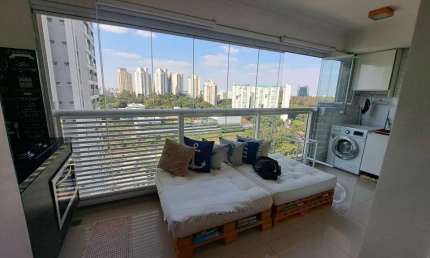 Apartamento para Venda em São Paulo, Panamby, 1 dormitório, 1 suíte, 1 banheiro, 1 vaga