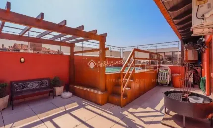 Cobertura com 3 quartos à venda na Avenida Assis Chateaubriand, 234, São Sebastião, Porto Alegre, 206 m2 por R$ 875.000