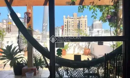 Cobertura com 2 quartos à venda na avenida da azenha, 197, azenha, porto alegre, 64 m2 por r$ 450.000