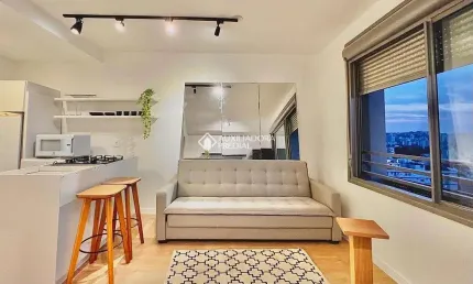 Apartamento com 1 quarto à venda na Avenida João Pessoa, 731, Centro Histórico, Porto Alegre, 27 m2 por R$ 429.000