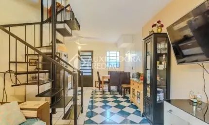 Casa em condomínio fechado com 3 quartos à venda na avenida otto niemeyer, 2417, tristeza, porto alegre, 96 m2 por r$ 360.000