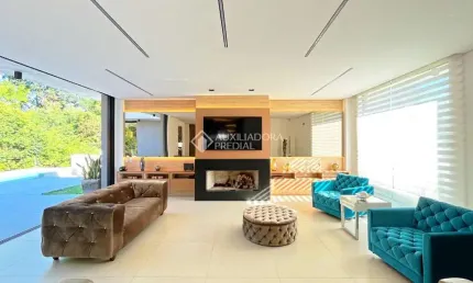 Casa em condomínio fechado com 4 quartos à venda na estrada das três meninas, 2000, vila nova, porto alegre, 340 m2 por r$ 3.100.000