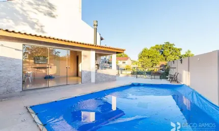 Casa em condomínio fechado com 3 quartos à venda na rua conselheiro xavier da costa, 2373, ipanema, porto alegre, 232 m2 por r$ 899.000