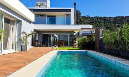 Casa em condomínio fechado com 5 quartos à venda na Rodovia Armando Calil Bulos, 4801, Ingleses do Rio Vermelho, Florianópolis, 470 m2 por R$ 3.400.000