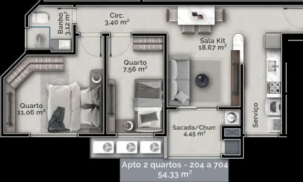 Apartamento com 2 quartos à venda na Rua Capitão Romualdo de Barros, 583, Carvoeira, Florianópolis, 54 m2 por R$ 645.000