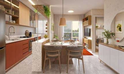 Apartamento com 2 dormitórios à venda, 43 m² por R$ 212.900,00 - Floresta - Cascavel/PR