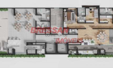 Apartamento à venda, com vista para lago municipal Caraveli, CASCAVEL - PR