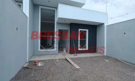 Casa com 63 m terreno de 105 m uma suíte mais um quarto no positano