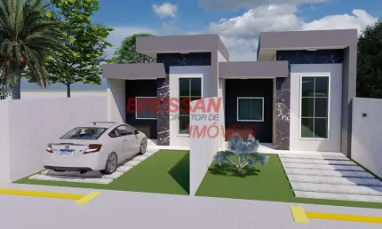 Casa com dois quarto dois banheiros no bairro Canadá pronto para morar