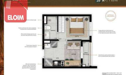 Studio à venda, 26 m² por R$ 227.000,00 - Pirituba - São Paulo/SP