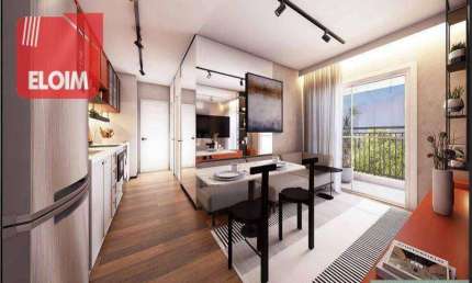 Apartamento com 1 dormitório à venda, 35 m² por R$ 509.646,46 - Pompeia - São Paulo/SP