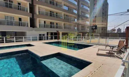 Apartamento para locação na Vila Imperial com 01 quarto, 01 vaga de garagem e condomínio com lazer.