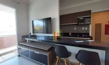 Apartamento para Locação e Venda mobiliado 01 dormitorio, 01 vaga de garagem na vila Redentora.