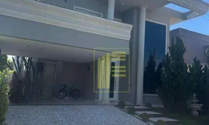 Casa no condomínio Damha VI para locação com 350m², 03 suítes, climatizada, piscina aquecida.