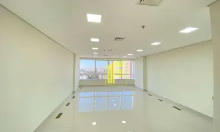 Sala em prédio comercial para locação ( Navarro Building ) 47m², 01 vaga, recepção.
