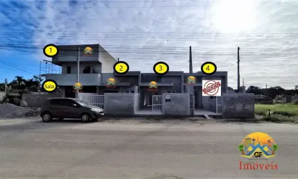 Casas e sala comercial - novas à venda no balneário saint etienne-matinhos/pr