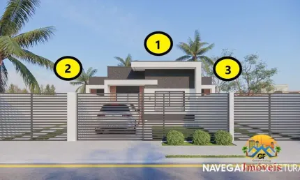 ﻿R$299mil - Casa Nova à Venda com Três Quartos em Matinhos balneário Riviera