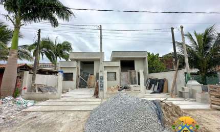 R$620mil - Casa Nova Marisol/Pontal do Paraná- 3 Quartos/2 Banheiros - Piscina - 100 Metros do Mar