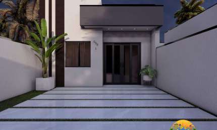 Casa Frente para a Rua em Construção - Shangri-lá / Pontal do Paraná
