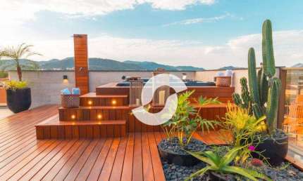 Cobertura com 4 dormitórios à venda, 303 m² por R$ 5.500.000,00 - Camboinhas - Niterói/RJ