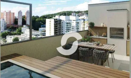 Cobertura com 4 dormitórios à venda, 194 m² por R$ 3.600.000,00 - Icaraí - Niterói/RJ