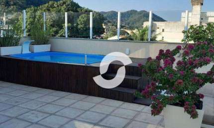 Cobertura com 4 dormitórios à venda, 185 m² por R$ 995.000,00 - Piratininga - Niterói/RJ