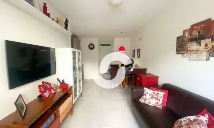Apartamento com 2 dormitórios à venda, 62 m² - santa rosa - niterói/rj