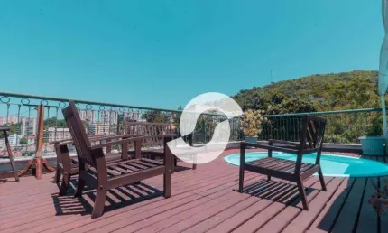 Cobertura com 5 dormitórios à venda, 220 m² por R$ 1.490.000,00 - Pe Pequeno - Niterói/RJ