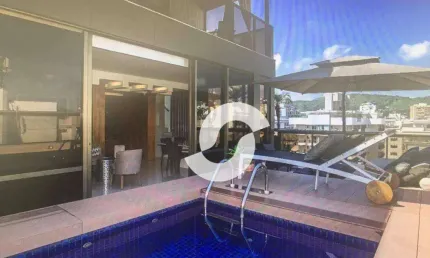 Cobertura com 4 dormitórios à venda, 350 m² por R$ 5.200.000,00 - Jardim Icaraí - Niterói/RJ