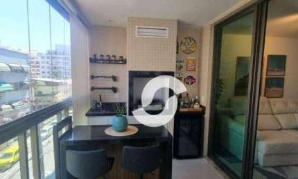 Apartamento com 2 dormitórios à venda, 90 m² por R$ 830.000,00 - Charitas - Niterói/RJ