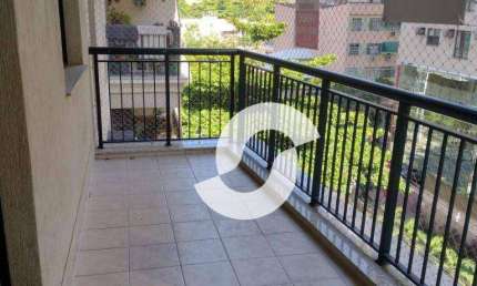 Apartamento com 3 dormitórios à venda, 89 m² por R$ 690.000,00 - Vital Brasil - Niterói/RJ
