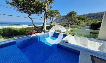 Praia de Itacoatiara, frente mar! - Mansão nova, em estilo contemporâneo. 4 suítes!