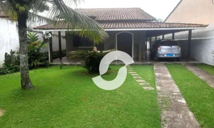 Excente casa linear em terreno plano de 480m² com 3 dormitórios à venda, 229 m² por R$ 700.000 - Barroco (Itaipuaçu) - Maricá/RJ