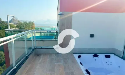 Cobertura com 3 dormitórios à venda, 211 m² por r$ 1.350.000,00 - icaraí - niterói/rj