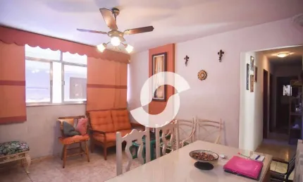 Apartamento com pátio,  2 dormitórios à venda, 67 m² por R$ 410.000 - Icaraí - Niterói/RJ