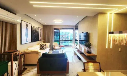 Apartamento com 3 dormitórios à venda, 126 m² por r$ 1.450.000,00 - itaipu - niterói/rj