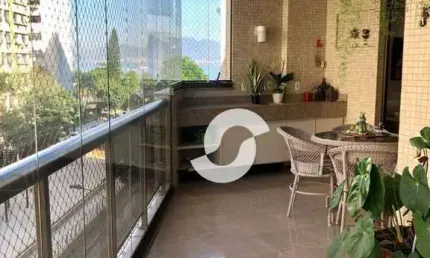 Apartamento com 4 dormitórios à venda, 180 m² por r$ 1.390.000,00 - icaraí - niterói/rj