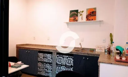 Sala no centro de niterói  mobiliada com  28 m²  à venda - por r$ 160.000 - centro - niterói/rj