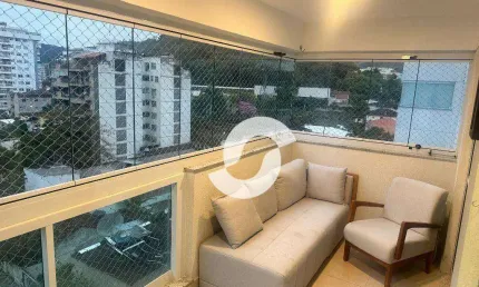 Apartamento com 3 dormitórios à venda, 98 m² por R$ 910.000,00 - Santa Rosa - Niterói/RJ