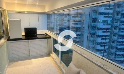 Santa rosa, apartamento com 03 suítes 1 vaga, varanda com cortina de vidro e lazer completo - 98m² r$ 910.000,00 - santa rosa - niterói/rj