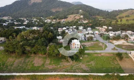 Terreno em condomínio fechado à venda na Rodovia Vereador Oldemar Guedes Figueiredo, Ubatiba, Maricá